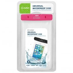 Cellet Wholesale Full Catalog WATER1PK - Cellet Universal IPX8 Waterproof Case For Apple IPhone 7 Plus, 6s Plus, Samsung Galaxy S7 Edge, Large Smartphones, Digital Cameras, MP3 Players And More - Pink
