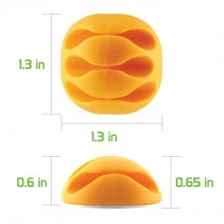 Cellet AC943 - Multi-Purpose Self Adhesive Cable Management Clip Organizer - 4 Pack Full Catalog