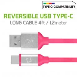 Full Catalog DCA4PK - Flexible / Soft / Tangle-Free Type A To Type C Data Cable - Pink - By Cellet 8 Full Catalog DCA4PK - Flexible / Soft / Tangle-Free Type A To Type C Data Cable - Pink - By Cellet