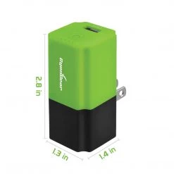 GoCellet BA2600GR - Combo Wall/Home Folding Blades Charger & Power Bank (2600 MAh)- Portable Charger -Green Full Catalog