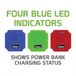 GoCellet BA2600GR - Combo Wall/Home Folding Blades Charger & Power Bank (2600 MAh)- Portable Charger -Green Full Catalog