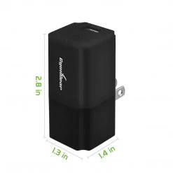 GoCellet Full Catalog BA2600BK - Combo Wall/Home Folding Blades Charger & Power Bank (2600 MAh)- Portable Charger -Black