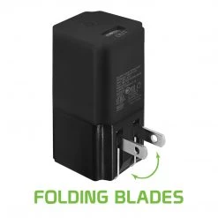 GoCellet Full Catalog BA2600BK - Combo Wall/Home Folding Blades Charger & Power Bank (2600 MAh)- Portable Charger -Black