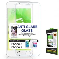 SAIPH7 - Anti-Glare Tempered Glass Screen Protector For IPhone SE 2020, 8, 7, 6 By Cellet Full Catalog