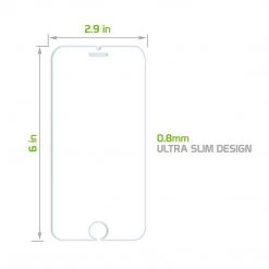 Full Catalog SAIPH7P - Anti-Glare Tempered Glass Screen Protector For IPhone7 Plus By Cellet