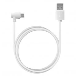 DCA904WT - Cellet Micro USB 90 Degree Type C Data Cable Connection For Samsung Galaxy S8 Edge, Samsung Galaxy 8 Edge, Galaxy J7, LG G6, And Other Android Devices White