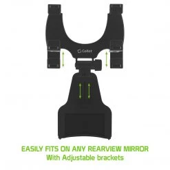 PHMIR - Cellet Rear-view Mirror Mount, Universal Car Rear-view Mirror Mount With 360 Degree Rotating Cradle And Adjustable Brackets Compatible To Apple IPhone XS Max, X/XR/XS, 8/8 Plus, 7/7 Plus And Samsung Galaxy Note 10/10 Plus Full Catalog