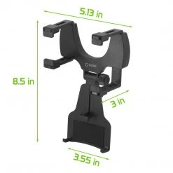 PHMIR - Cellet Rear-view Mirror Mount, Universal Car Rear-view Mirror Mount With 360 Degree Rotating Cradle And Adjustable Brackets Compatible To Apple IPhone XS Max, X/XR/XS, 8/8 Plus, 7/7 Plus And Samsung Galaxy Note 10/10 Plus Full Catalog