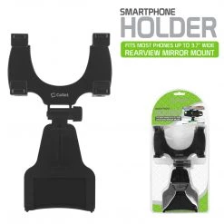 PHMIR - Cellet Rear-view Mirror Mount, Universal Car Rear-view Mirror Mount With 360 Degree Rotating Cradle And Adjustable Brackets Compatible To Apple IPhone XS Max, X/XR/XS, 8/8 Plus, 7/7 Plus And Samsung Galaxy Note 10/10 Plus Full Catalog