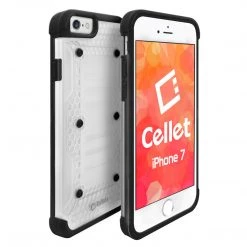 Cellet Full Catalog CCIPH78BK - IPhone SE 2020 / 8 / 7 Heavy Duty Action Series Proguard Case - Black/ Transparent