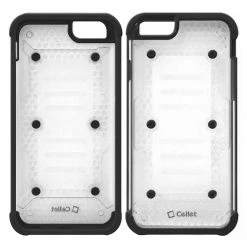 Cellet Full Catalog CCIPH78BK - IPhone SE 2020 / 8 / 7 Heavy Duty Action Series Proguard Case - Black/ Transparent