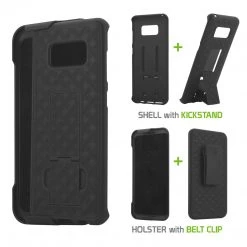 HLSAMS8 - Samsung Galaxy S8 Combo Holster, Holster Shell + Holster + Kickstand Combo Case For Cellet Shell Full Catalog