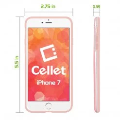 Cellet CCIPH7RG - Apple IPhone SE 2020 / 8 / 7 Matte Metallic Case (Built-in Metal Plate, Works With Magnetic Phone Holder) - Rose Gold Full Catalog