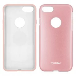 Cellet CCIPH7RG - Apple IPhone SE 2020 / 8 / 7 Matte Metallic Case (Built-in Metal Plate, Works With Magnetic Phone Holder) - Rose Gold Full Catalog