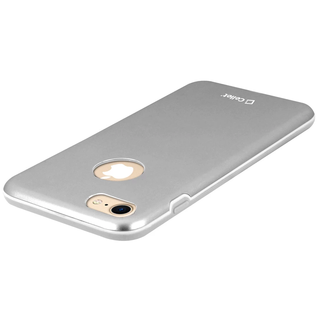 Cellet CCIPH7SL - Apple IPhone SE 2020 / 8 / 7 Matte Metallic Case (Built-in Metal Plate, Works With Magnetic Phone Holder) -Silver 6 Cellet CCIPH7SL - Apple IPhone SE 2020 / 8 / 7 Matte Metallic Case (Built-in Metal Plate, Works With Magnetic Phone Holder) -Silver