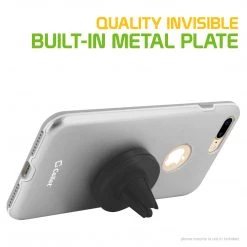 Cellet Full Catalog CCIPH7PSL - Apple IPhone 7/ 8 Plus Matte Metallic Case (Built-in Metal Plate, Works With Magnetic Phone Holder) -Silver