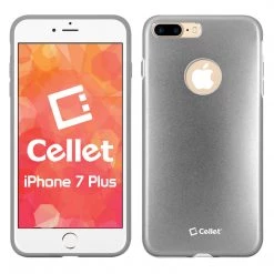 Cellet CCIPH7PGY - Apple IPhone 7/ 8 Plus Matte Metallic Case (Built-in Metal Plate, Works With Magnetic Phone Holder) - Gray Full Catalog