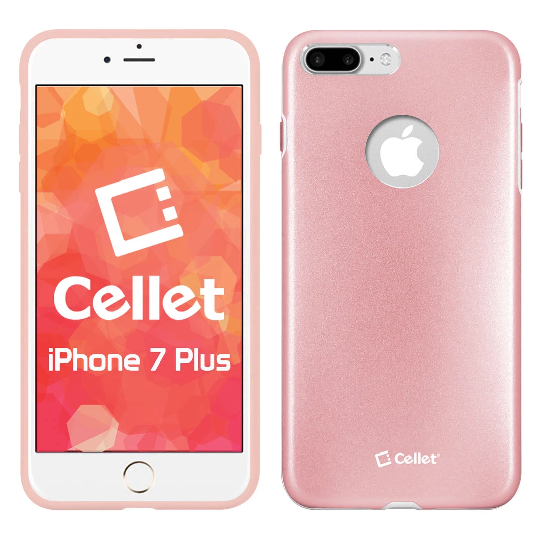 Cellet CCIPH7PRG - Apple IPhone 7/ 8 Plus Matte Metallic Case (Built-in Metal Plate, Works With Magnetic Phone Holder) - Rose Gold 1 Cellet CCIPH7PRG - Apple IPhone 7/ 8 Plus Matte Metallic Case (Built-in Metal Plate, Works With Magnetic Phone Holder) - Rose Gold