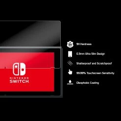 Cellet SGNINSWT - High Definition Tempered Glass Screen Protector For Nintendo Switch (0.3mm) Full Catalog