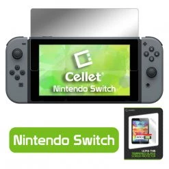 Cellet SGNINSWT - High Definition Tempered Glass Screen Protector For Nintendo Switch (0.3mm) Full Catalog