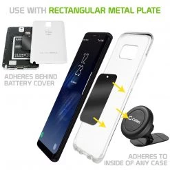 GoCellet CLCMETALP2 - 4 Heavy Duty Phone Mount Magnets - 2 Rectangle & 2 Round Magnets Full Catalog