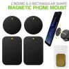 GoCellet CLCMETALP2 - 4 Heavy Duty Phone Mount Magnets - 2 Rectangle & 2 Round Magnets Full Catalog