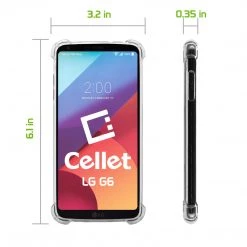 Cellet Full Catalog DDDLGG6 - CLEAR TPU + FROST PC LG G6
