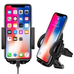 Full Catalog PHVENTE4 - Premium Air Vent Smartphone Car Mount With 360 Degree Rotation, Vent Support And Tightening Knob For IPhone XS Max, XR & Galaxy Note 9 And More - By Cellet