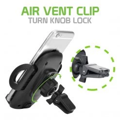 Full Catalog PHVENTE4 - Premium Air Vent Smartphone Car Mount With 360 Degree Rotation, Vent Support And Tightening Knob For IPhone XS Max, XR & Galaxy Note 9 And More - By Cellet