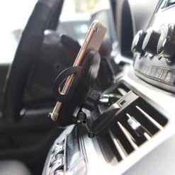 Full Catalog PHVENTE4 - Premium Air Vent Smartphone Car Mount With 360 Degree Rotation, Vent Support And Tightening Knob For IPhone XS Max, XR & Galaxy Note 9 And More - By Cellet