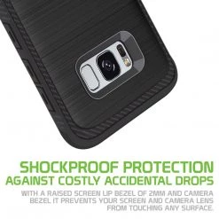 Cellet CCSAMS82BK - Samsung Galaxy S8 Sleek Rubberized TPU Protective Phone Case - Black