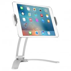 PHTAB43CNWT - Desktop And Wall Holder Mount With 360 Degree Rotation For Apple IPad Pro 10.5, Pro 9.7, IPad Mini 4, Samsung Galaxy Tab S3, Amazon Fire HD And More - White - By Cellet