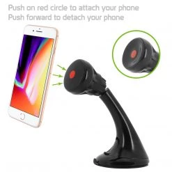 PHD23CN - Windshield/Dashboard Mount Phone Holder For Apple IPhone X, 8, 8 Plus, Samsung Galaxy Note 8, Galaxy 8, S8 Plus And More - Extra Strength Suction Cup With Quick-Snap Technology – By Cellet Full Catalog