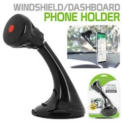 PHD23CN - Windshield/Dashboard Mount Phone Holder For Apple IPhone X, 8, 8 Plus, Samsung Galaxy Note 8, Galaxy 8, S8 Plus And More - Extra Strength Suction Cup With Quick-Snap Technology – By Cellet Full Catalog