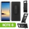 Full Catalog HLSAMN8 - Shell Holster Kickstand Case With Spring Belt Clip For Samsung Galaxy Note 8 – Black – By Cellet