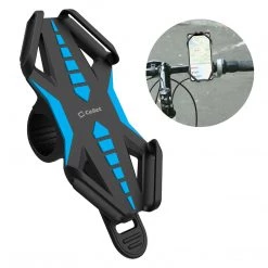 PHBIKEBL - Bike Phone Mount, Universal Bicycle Holder Mount For Apple IPhone X, 8 Plus, 8, Samsung Galaxy Note 8 And More By Cellet – Blue