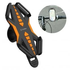 PHBIKEOR -Bike Phone Mount, Universal Bicycle Holder Mount For Apple IPhone X, 8 Plus, 8, Samsung Galaxy Note 8 And More By Cellet – Orange