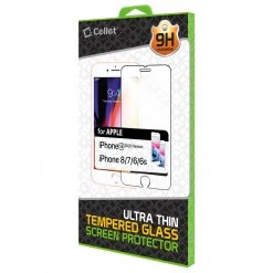 SGIPH8 - Tempered Glass Screen Protector For Apple IPhone SE 2020, 8, 7, 6S, 6 (0.3mm) By Cellet