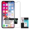 Full Catalog SGIPHXE - Apple IPhone 11 Pro / Xs / X Tempered Glass Screen Protector | Case Friendly Tempered Glass Screen Protector | Book Style Package (9H Hardness 0.3mm) - By Cellet
