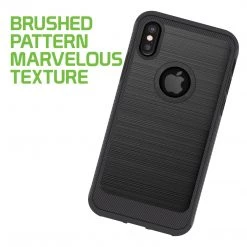 GoCellet CCIPHXBK- Light Weight Heavy Duty Grip Protection Case - Black - IPhone X