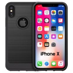 GoCellet CCIPHXBK- Light Weight Heavy Duty Grip Protection Case - Black - IPhone X