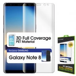 Full Catalog STSAMN8 - Samsung Galaxy Note 8 Screen Protector, Full Coverage- PET Film- Protective HD Clear Screen Protector By Cellet