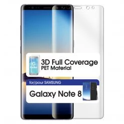 Full Catalog STSAMN8 - Samsung Galaxy Note 8 Screen Protector, Full Coverage- PET Film- Protective HD Clear Screen Protector By Cellet