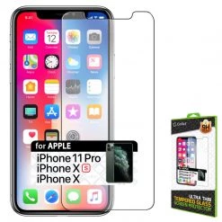 GoCellet Full Catalog SGIPHX -Apple IPhone 11 Pro / Xs / X Tempered Glass Screen Protector, 9H Hardness