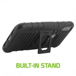 HLIPHXRING - Shell Holster Kickstand Case With Spring Belt Clip For Apple IPhone Xs & X – Black – By Cellet Full Catalog