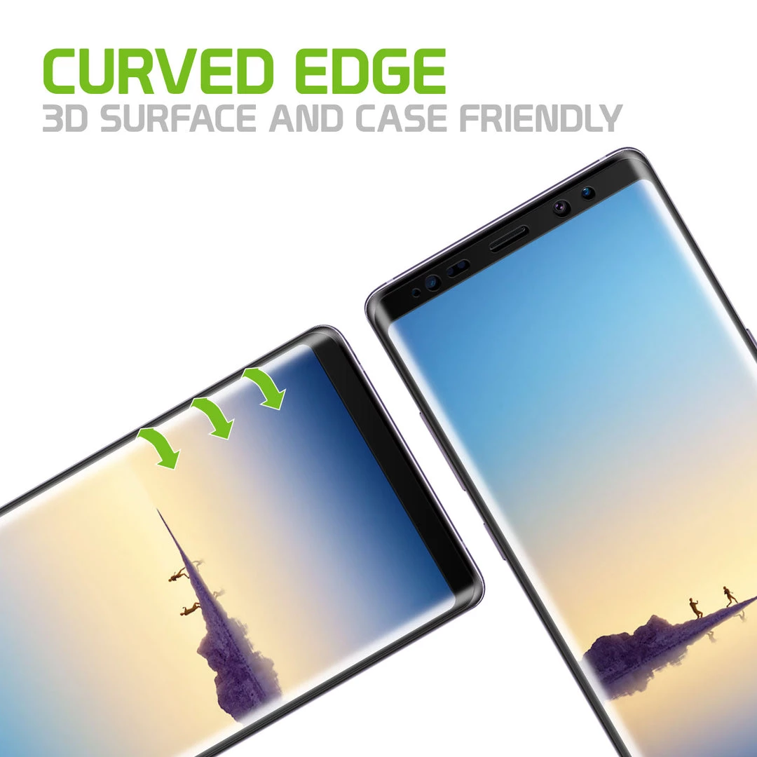 SGSAMN8F - Case Friendly Tempered Glass Screen Protector For Samsung Galaxy Note 8, Premium Quality- Full Coverage 3D Surface- By Cellet Full Catalog 3 SGSAMN8F - Case Friendly Tempered Glass Screen Protector For Samsung Galaxy Note 8, Premium Quality- Full Coverage 3D Surface- By Cellet Full Catalog