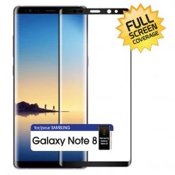 SGSAMN8F - Case Friendly Tempered Glass Screen Protector For Samsung Galaxy Note 8, Premium Quality- Full Coverage 3D Surface- By Cellet Full Catalog
