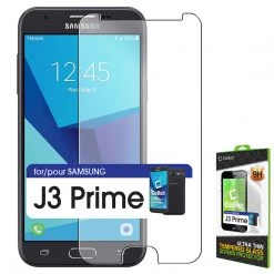 SGSAMJ3E - Cellet Premium Tempered Glass Screen Protector For Samsung Galaxy J3 Prime (0.3mm)