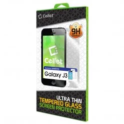 SGSAMJ3E - Cellet Premium Tempered Glass Screen Protector For Samsung Galaxy J3 Prime (0.3mm)