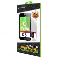 Full Catalog SGLGK817 - Cellet Ultra-Thin Premium Tempered Glass Screen Protector For LG K8 (0.3mm)